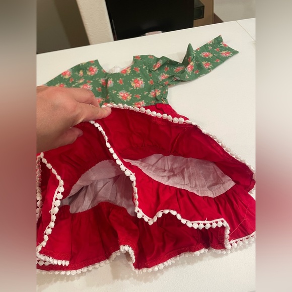 Olive Mae‎ Girls 4T dress ruffles floral layered kidcore cottagecore prairiecore - Picture 4 of 10